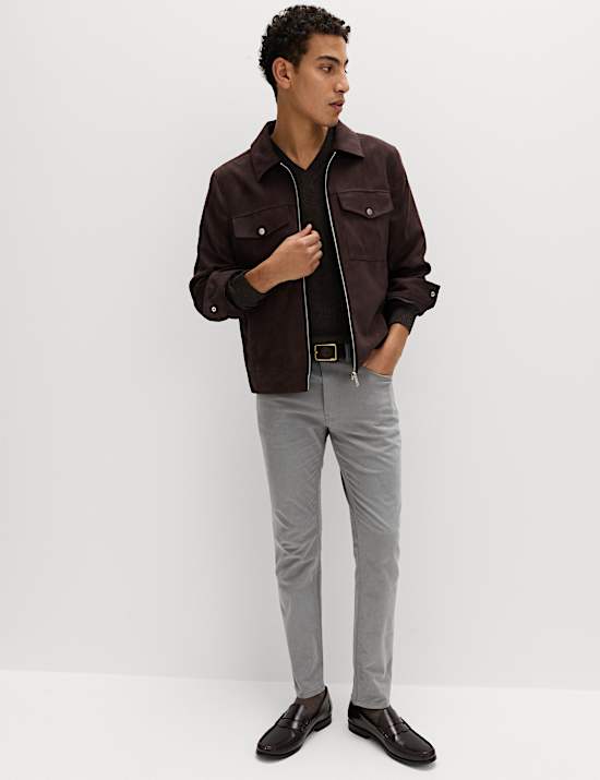 Slim Fit 5 Pocket Stretch Trousers