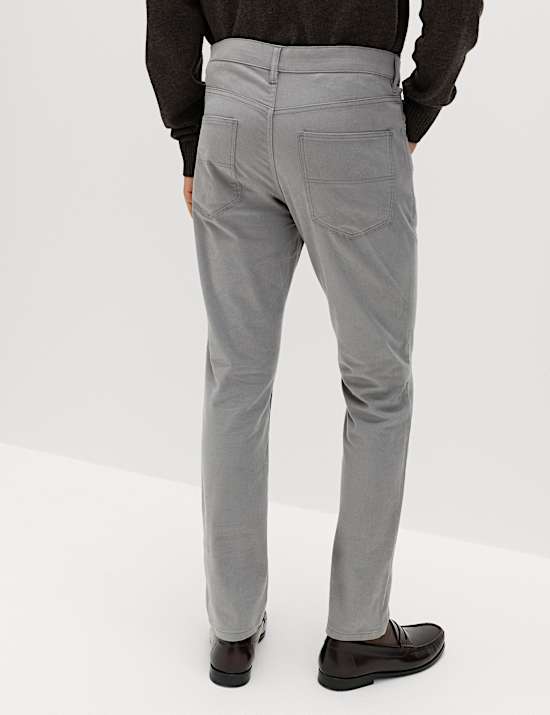 Slim Fit 5 Pocket Stretch Trousers