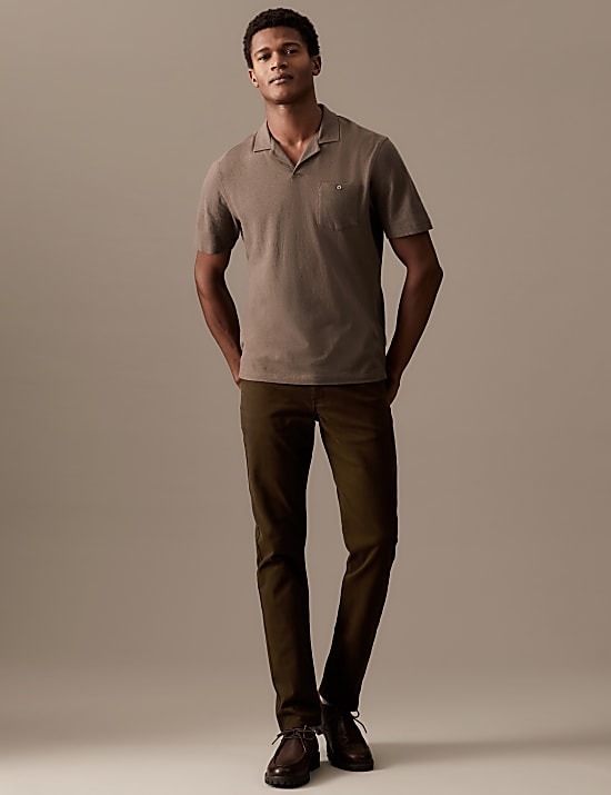 Slim Fit Italian 5 Pocket Trousers