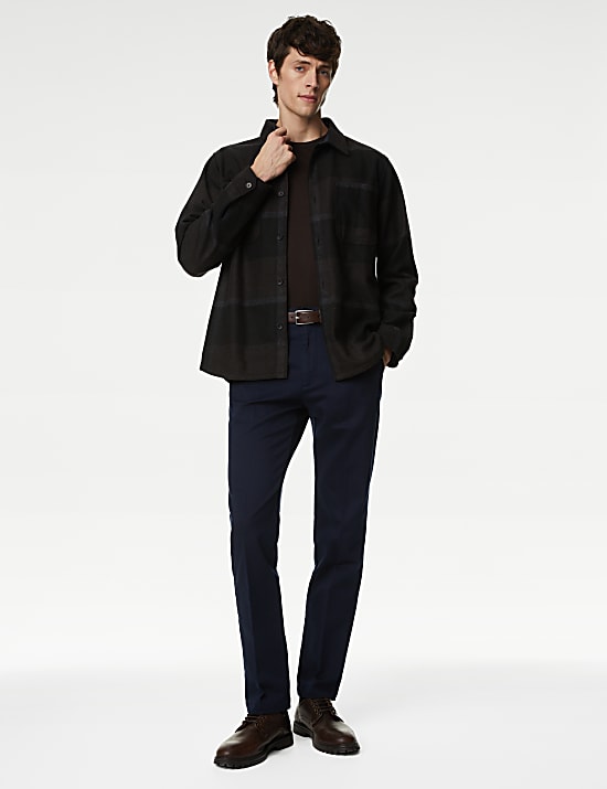 Chinos regular italianos el&aacute;sticos