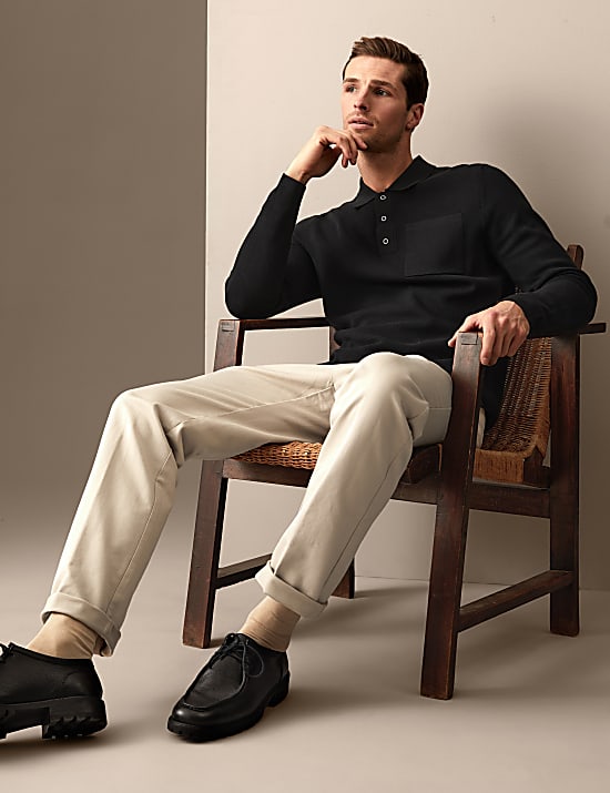 Regular Fit Italian Stretch Chinos