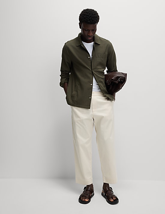 Tapered Fit Elasticated Waist Trousers