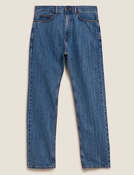 Big & Tall Straight Fit Pure Cotton Jeans