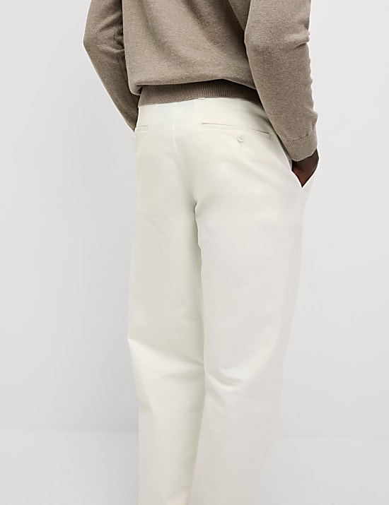 Loose Fit Stretch Chinos
