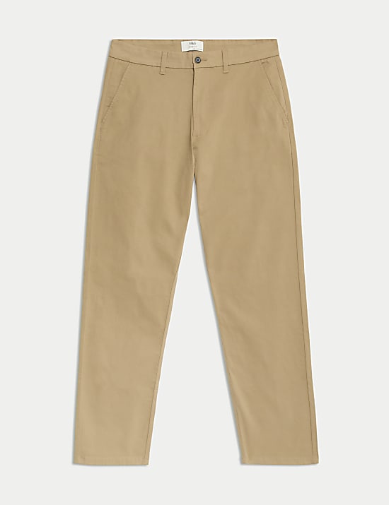 Loose Fit Stretch Chinos