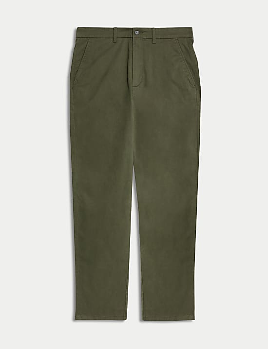 Loose Fit Stretch Chinos