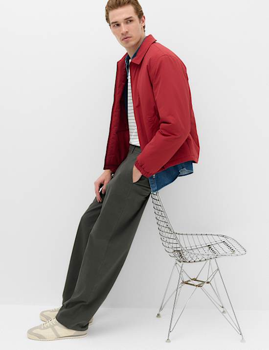 Loose Fit Stretch Chinos