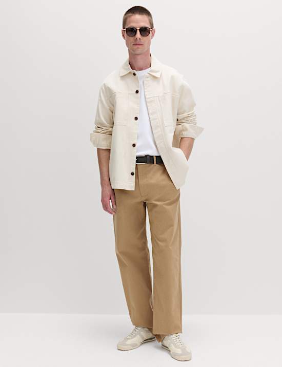Loose Fit Stretch Chinos