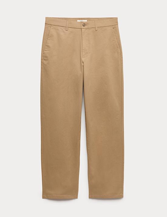 Loose Fit Stretch Chinos