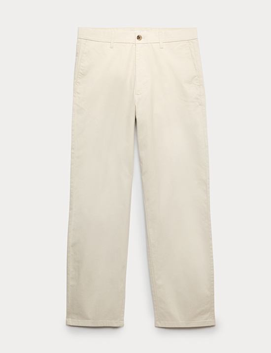 Loose Fit Stretch Chinos