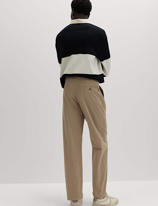 Loose Fit Stretch Chinos