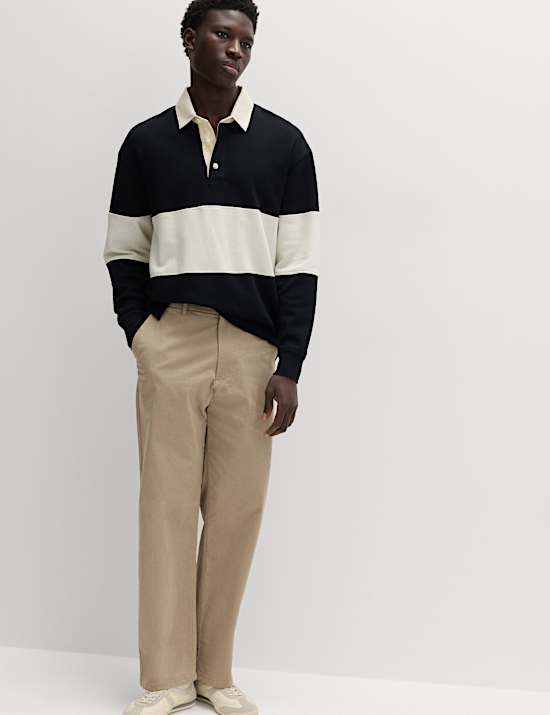 Loose Fit Stretch Chinos