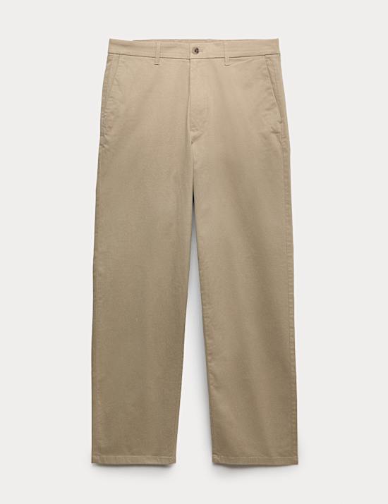 Loose Fit Stretch Chinos