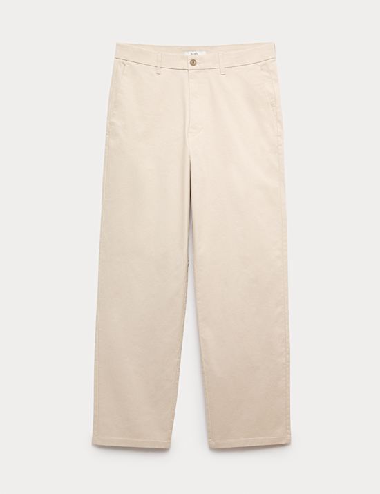 Loose Fit Stretch Chinos
