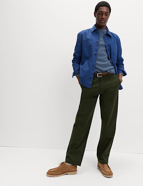 Loose Fit Stretch Chinos