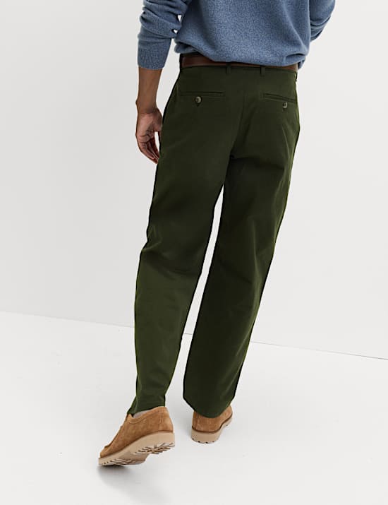 Loose Fit Stretch Chinos