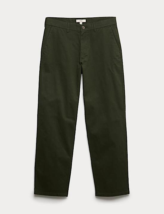 Loose Fit Stretch Chinos