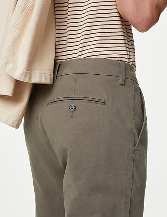 Slim Fit Stretch Chinos