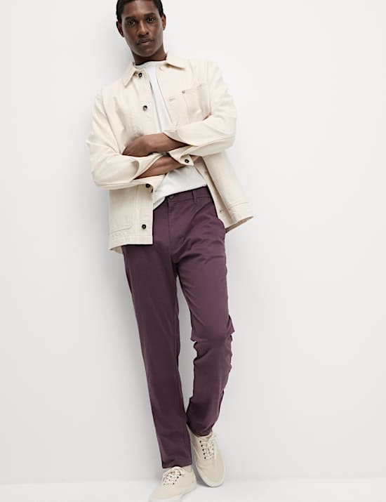 Slim Fit Stretch Chinos