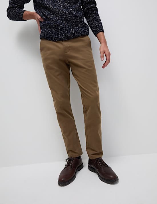 Slim Fit Stretch Chinos