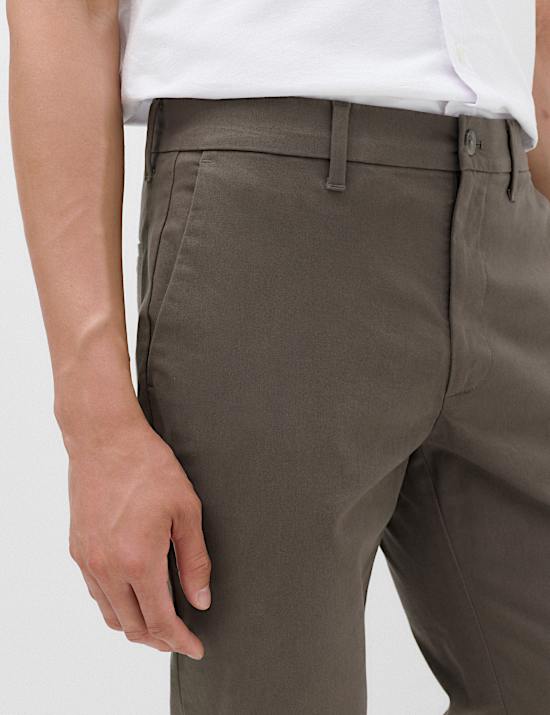 Slim Fit Cotton Rich Stretch Chinos