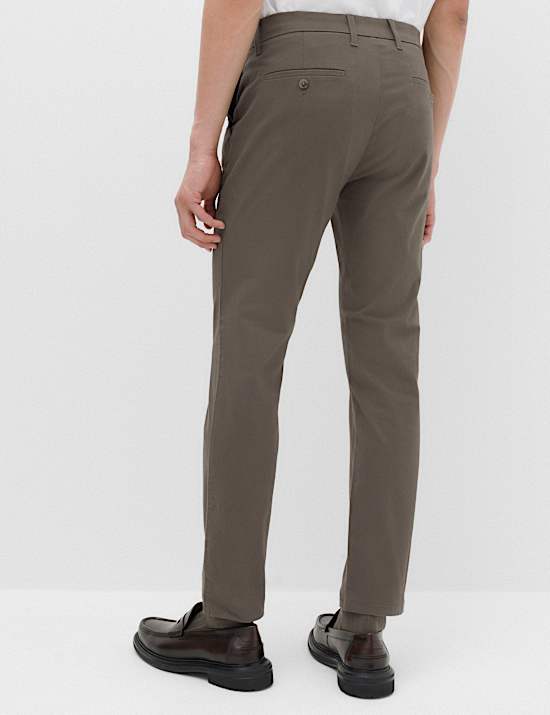 Slim Fit Cotton Rich Stretch Chinos