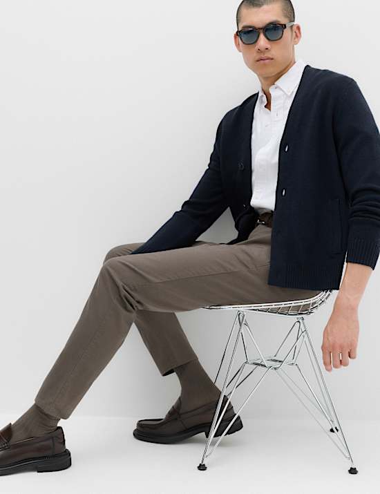 Slim Fit Cotton Rich Stretch Chinos