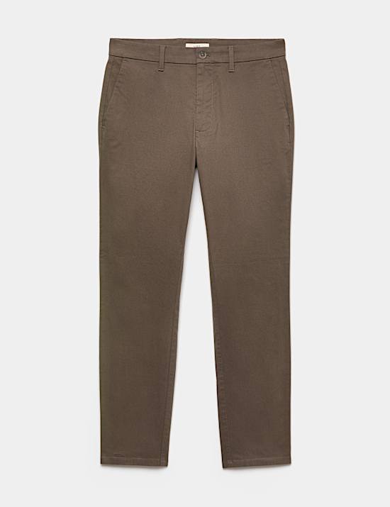 Slim Fit Cotton Rich Stretch Chinos