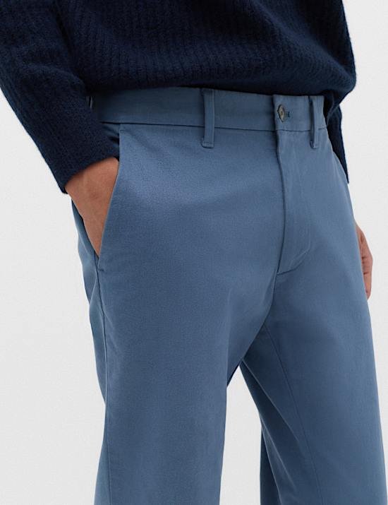 Slim Fit Cotton Rich Stretch Chinos