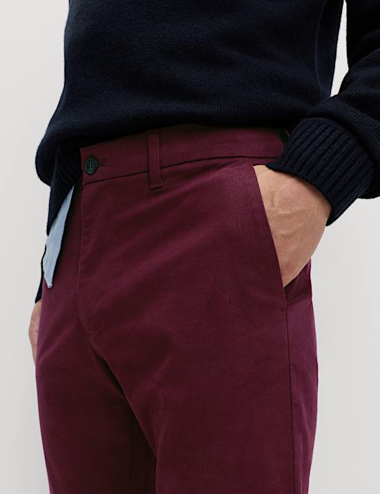 Slim Fit Cotton Rich Stretch Chinos