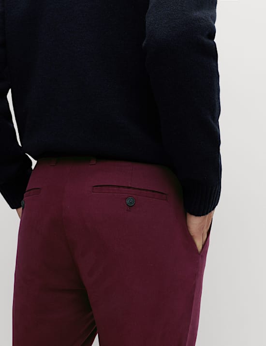 Slim Fit Cotton Rich Stretch Chinos