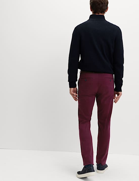 Slim Fit Cotton Rich Stretch Chinos