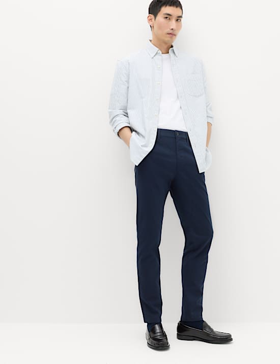 Slim Fit Cotton Rich Stretch Chinos