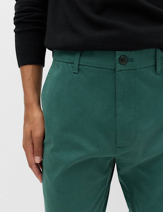 Slim Fit Cotton Rich Stretch Chinos
