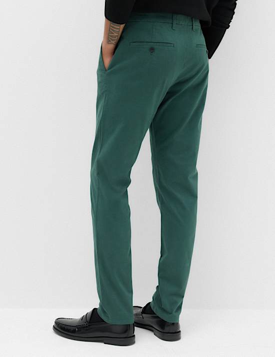 Slim Fit Cotton Rich Stretch Chinos