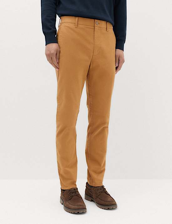 Slim Fit Cotton Rich Stretch Chinos