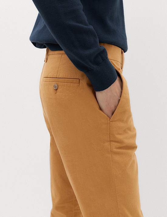 Slim Fit Cotton Rich Stretch Chinos