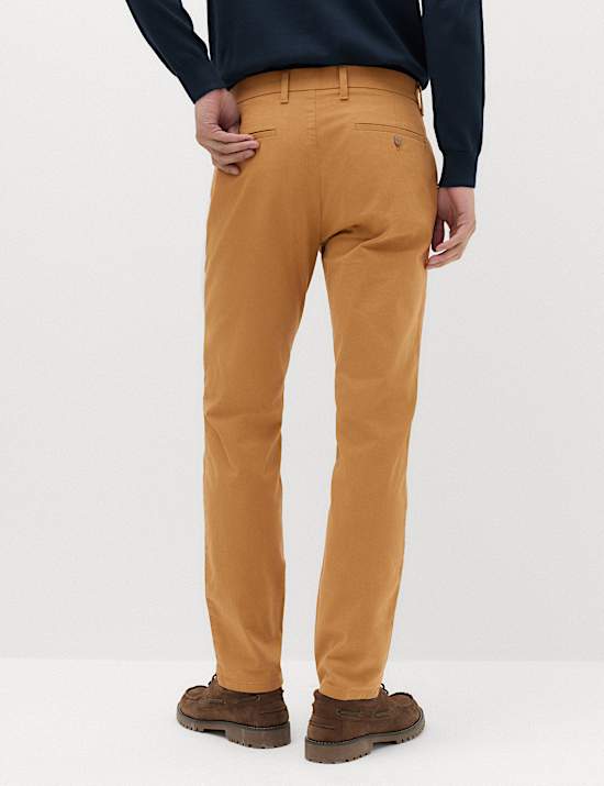 Slim Fit Cotton Rich Stretch Chinos