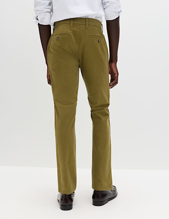 Slim Fit Cotton Rich Stretch Chinos