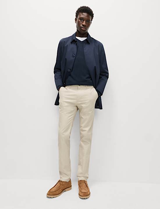 Slim Fit Cotton Rich Stretch Chinos