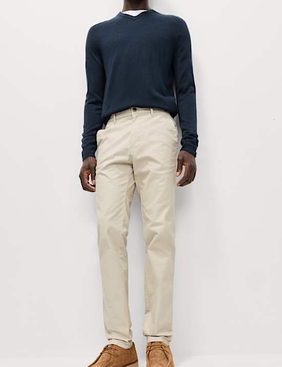 Slim Fit Cotton Rich Stretch Chinos