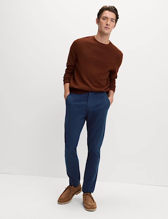 Slim Fit Cotton Rich Stretch Chinos