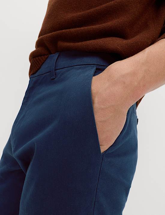 Slim Fit Cotton Rich Stretch Chinos