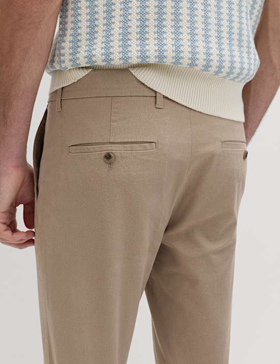Slim Fit Cotton Rich Stretch Chinos