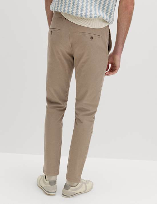 Slim Fit Cotton Rich Stretch Chinos