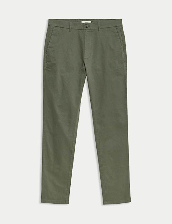 Slim Fit Cotton Rich Stretch Chinos