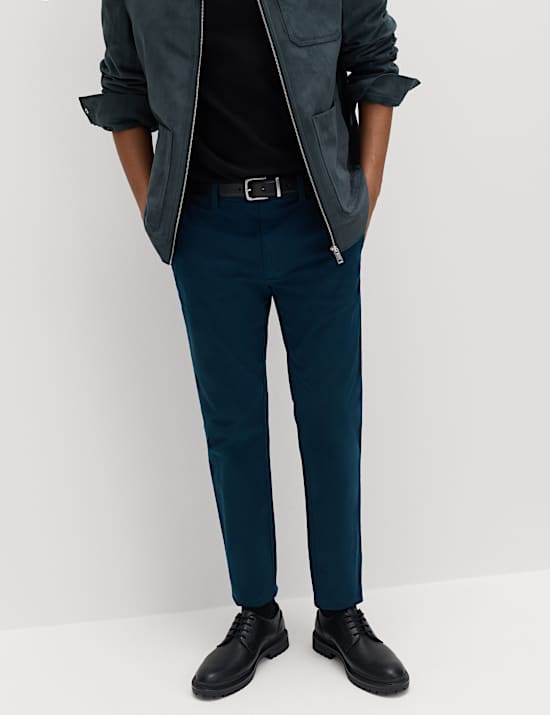 Slim Fit Cotton Rich Stretch Chinos
