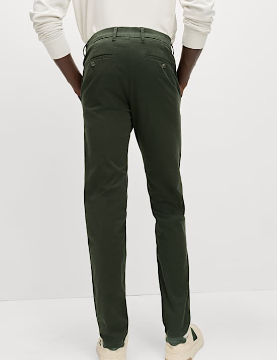 Slim Fit Cotton Rich Stretch Chinos