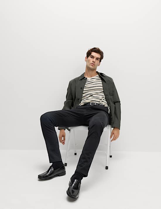 Slim Fit Cotton Rich Stretch Chinos
