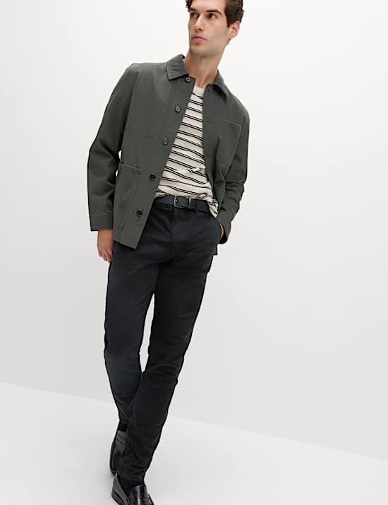 Slim Fit Cotton Rich Stretch Chinos